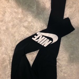 Nike logo leggings